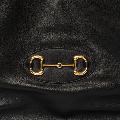 Gucci New Sakai Calfskin Lux Horsebit 1955 Tote Bag Black 8 of 12