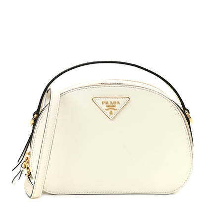 Prada Saffiano Lux Odette Crossbody White 1 of 8