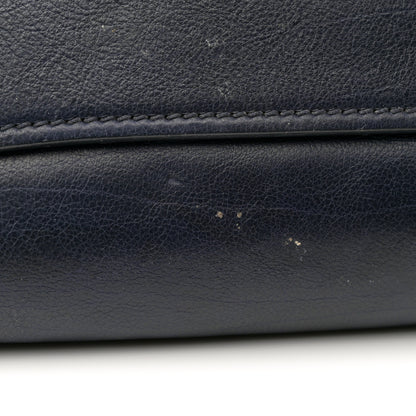 Prada Glace Calfskin Twin Pocket Tote Denim 14 of 16