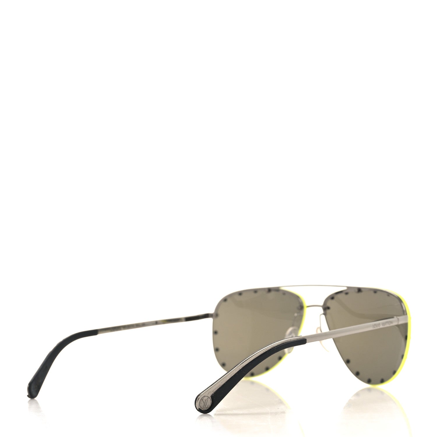Louis Vuitton Metal The Party Aviator Sunglasses Blue 4 of 6