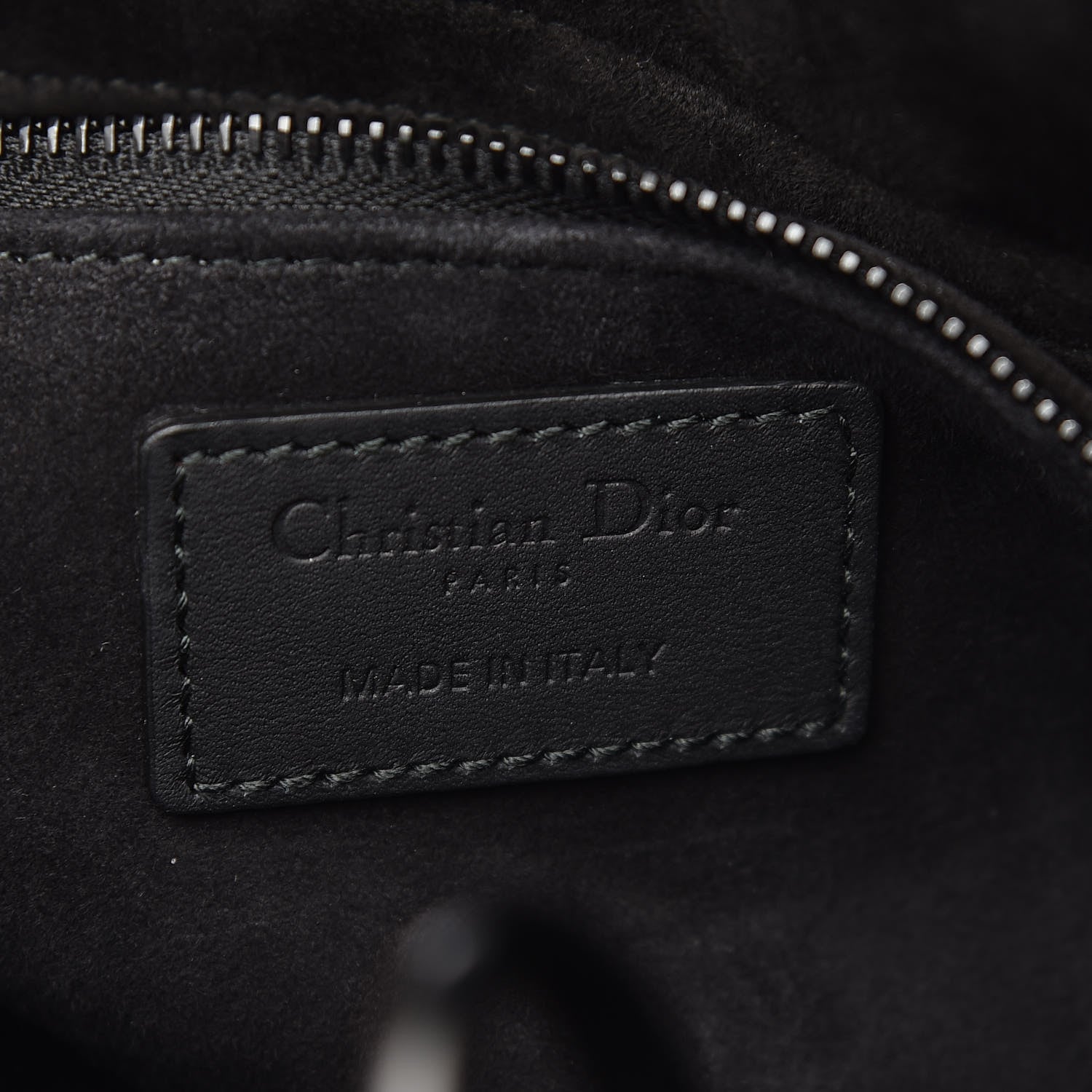 Christian Dior Ultra Matte Calfskin Cannage Medium Lady Dior Black 8 of 9
