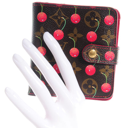 Louis Vuitton Monogram Cerises Compact Zippe Wallet 3 of 8
