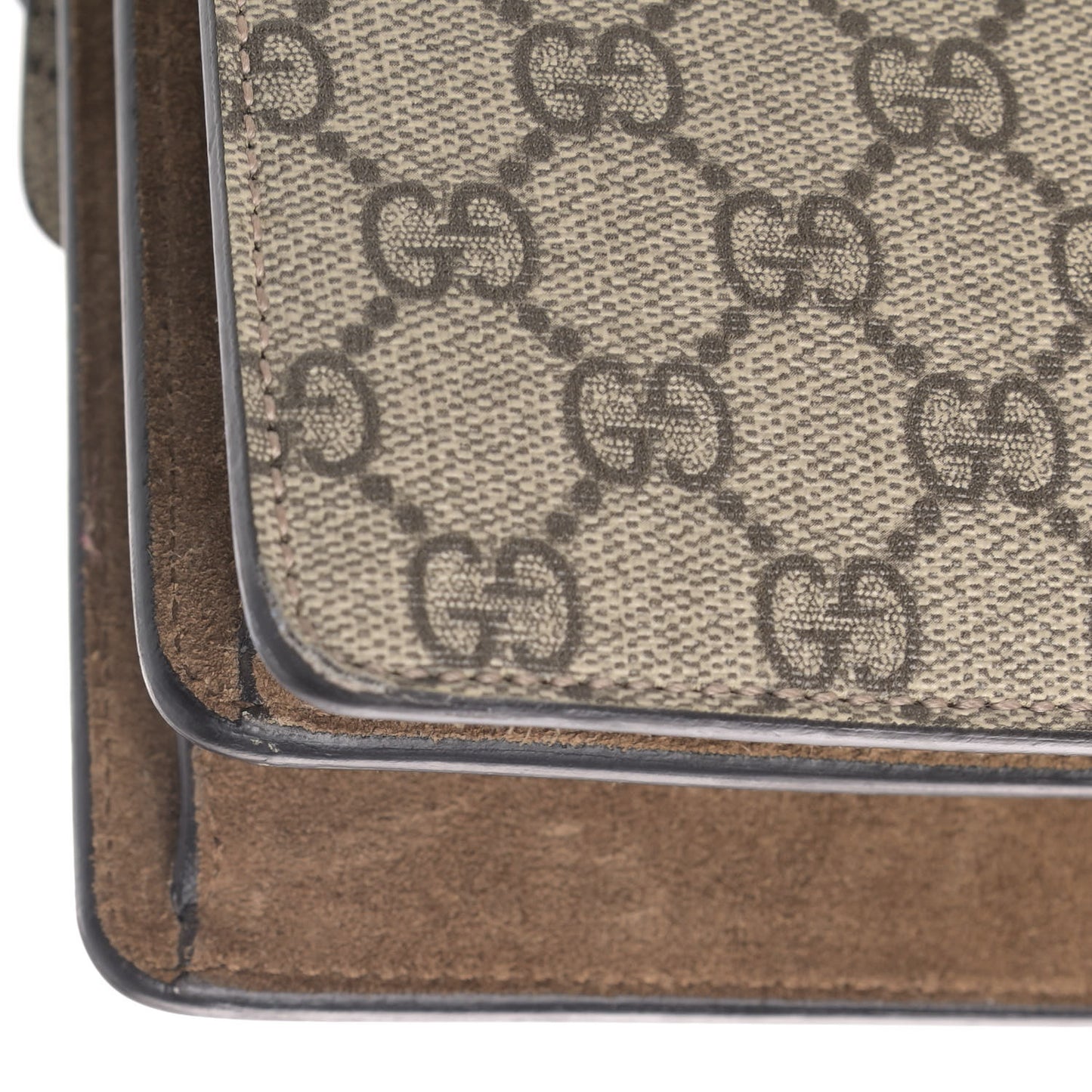 GG Supreme Monogram Small Dionysus Shoulder Bag Taupe