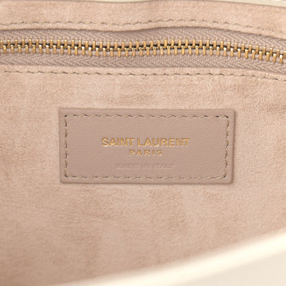 Saint Laurent Smooth Calfskin Le 5 A 7 Hobo Blanc Vintage 6 of 10