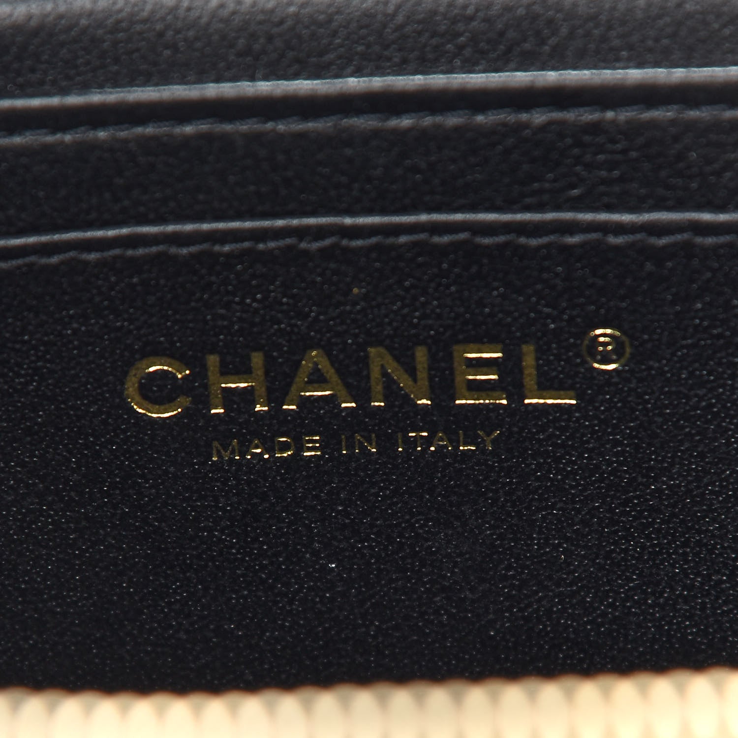 Chanel Lambskin Quilted Trendy Vanity Case Black 6 of 9