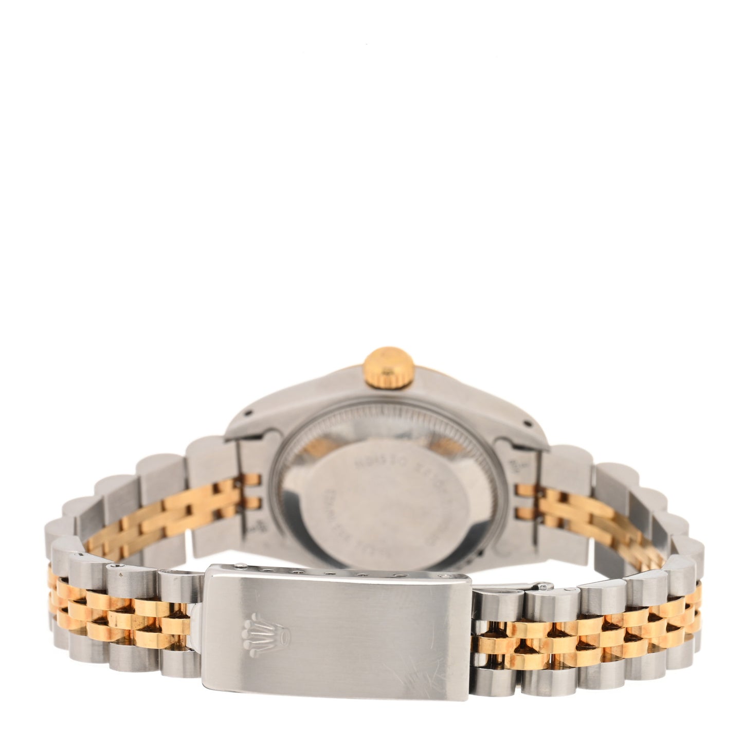 Stainless Steel 18K Yellow Gold Diamond 26mm Oyster Perpetual Datejust Watch Champagne 69173