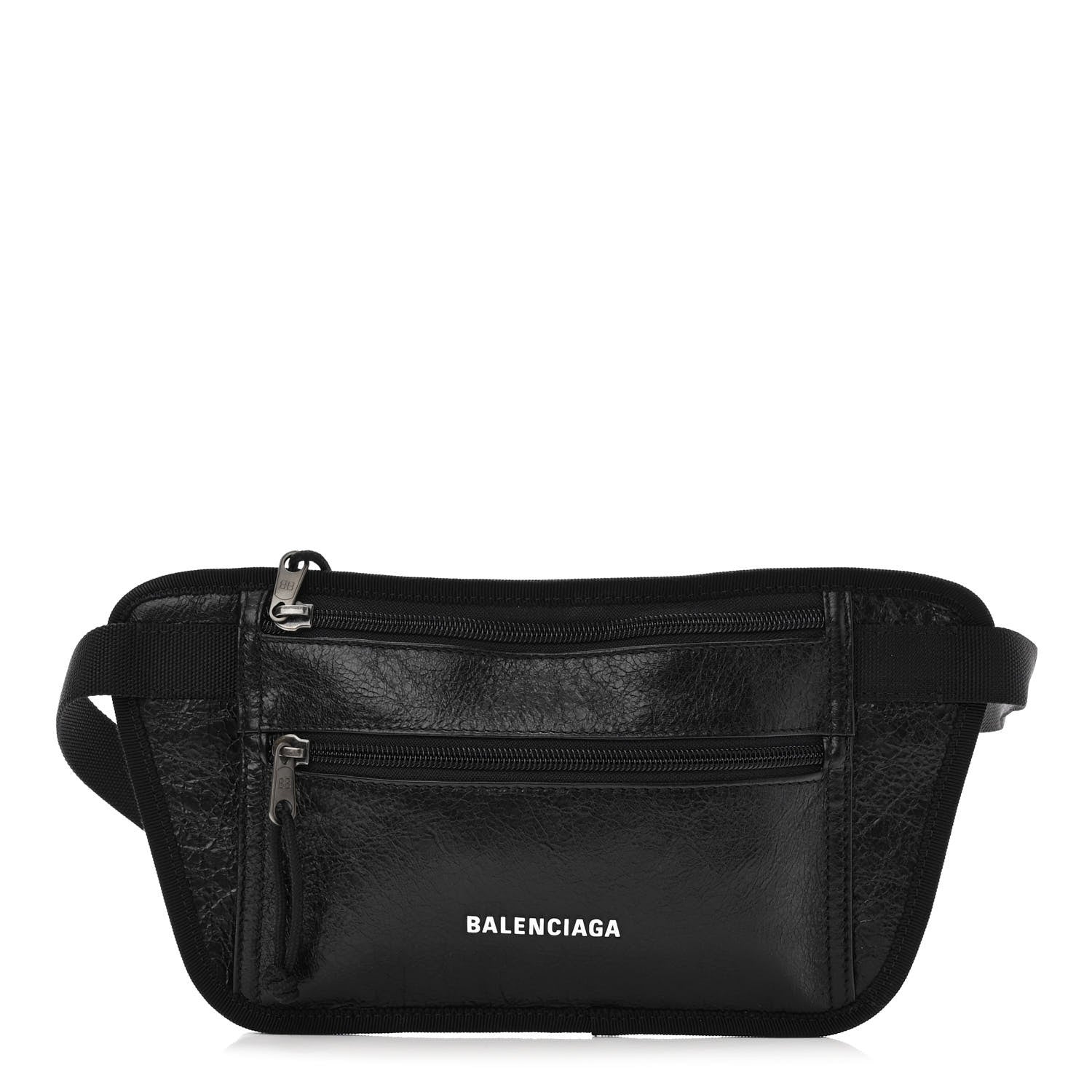 Balenciaga Agneau Arena Weekend Belt Wallet Black 1 of 10