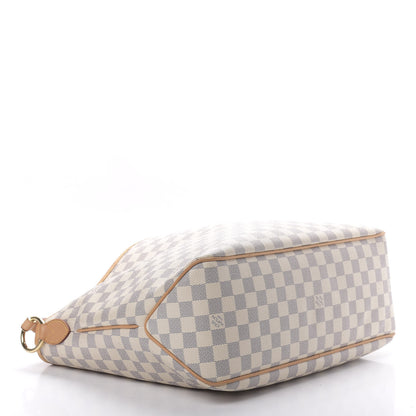 Louis Vuitton Damier Azur Delightful MM Rose Ballerine 4 of 11
