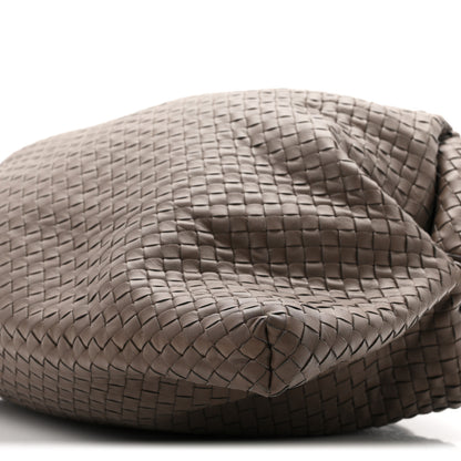 Bottega Veneta Nappa Intrecciato Maxi Convertible Tote Taupe Grey 10 of 10