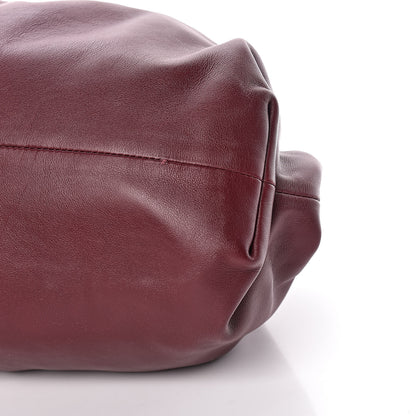 Bottega Veneta Smooth Butter Calf The Pouch Oversized Clutch Bordeaux 9 of 9
