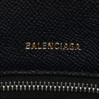Balenciaga Signature Grained Calfskin Logo S Ville Day Bag Bleu Tempete Jaune 8 of 11