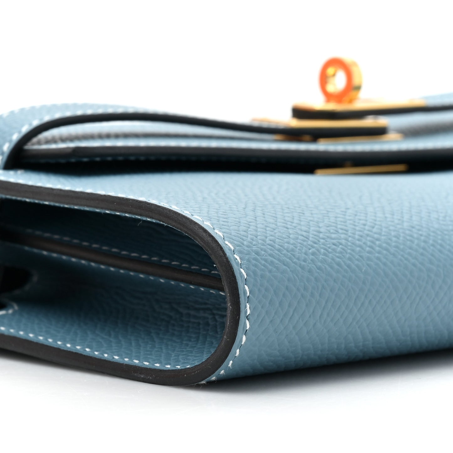 Epsom Kelly Wallet To Go New Blue Jean