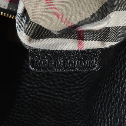 Burberry London Grainy Calfskin Medium Baynard Tote Black 10 of 12