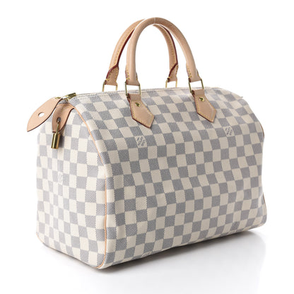 Louis Vuitton Damier Azur Speedy 30 3 of 11