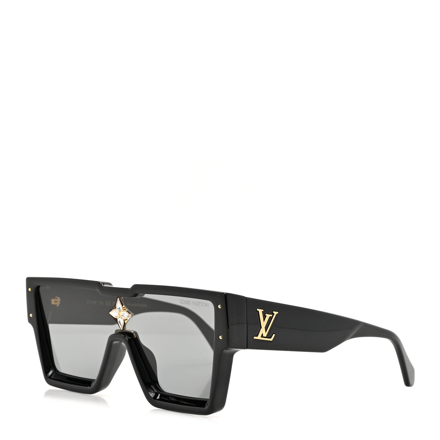 Acetate Swarovski Crystal Cyclone Sunglasses Z1578E Black