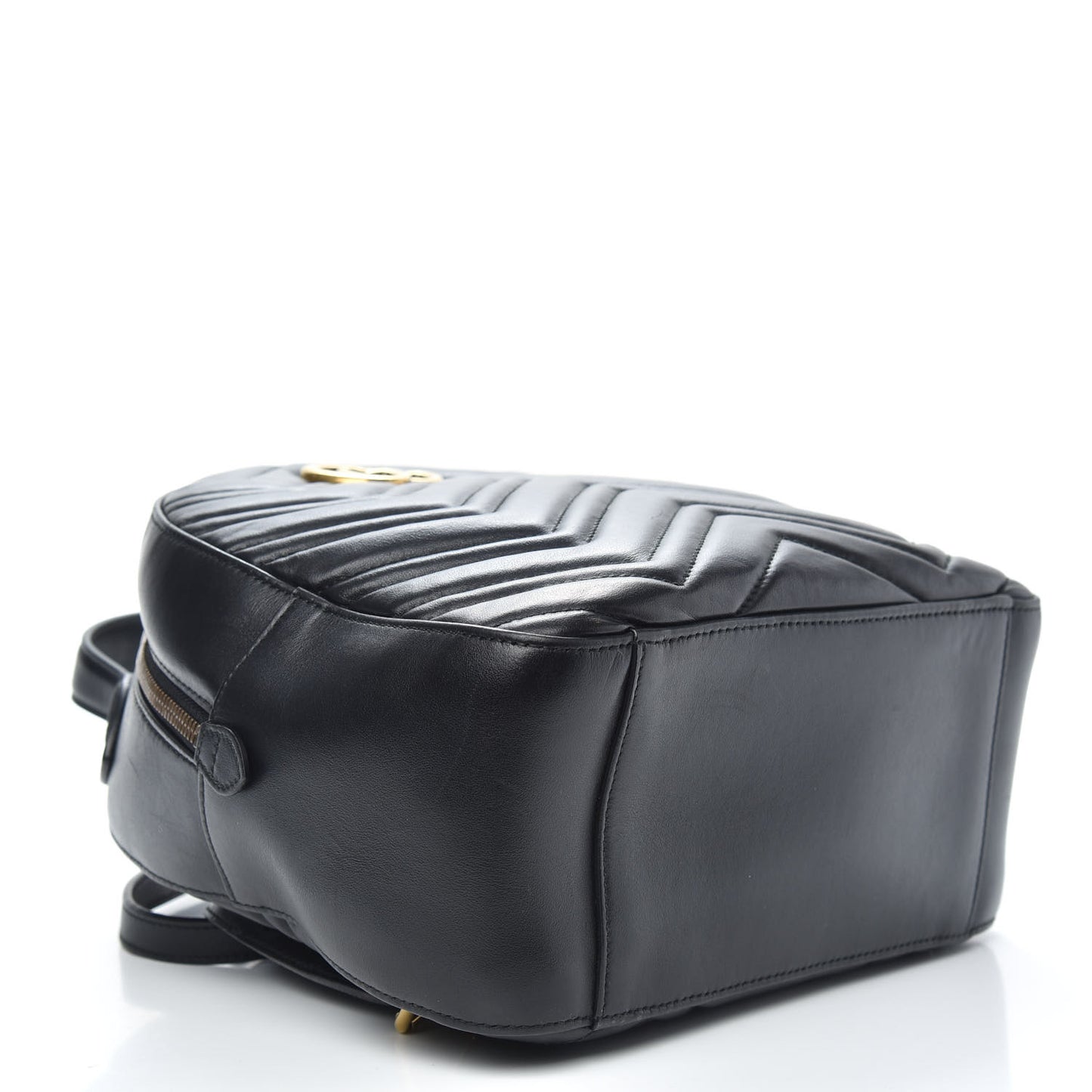 Calfskin Matelasse GG Marmont Backpack Black