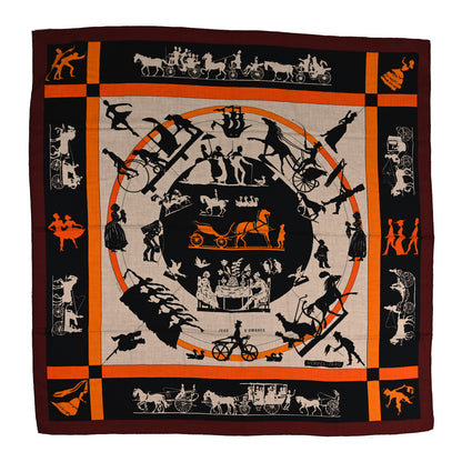 Hermes Cashmere Silk Jeux d'Ombres Shawl 140 1 of 4