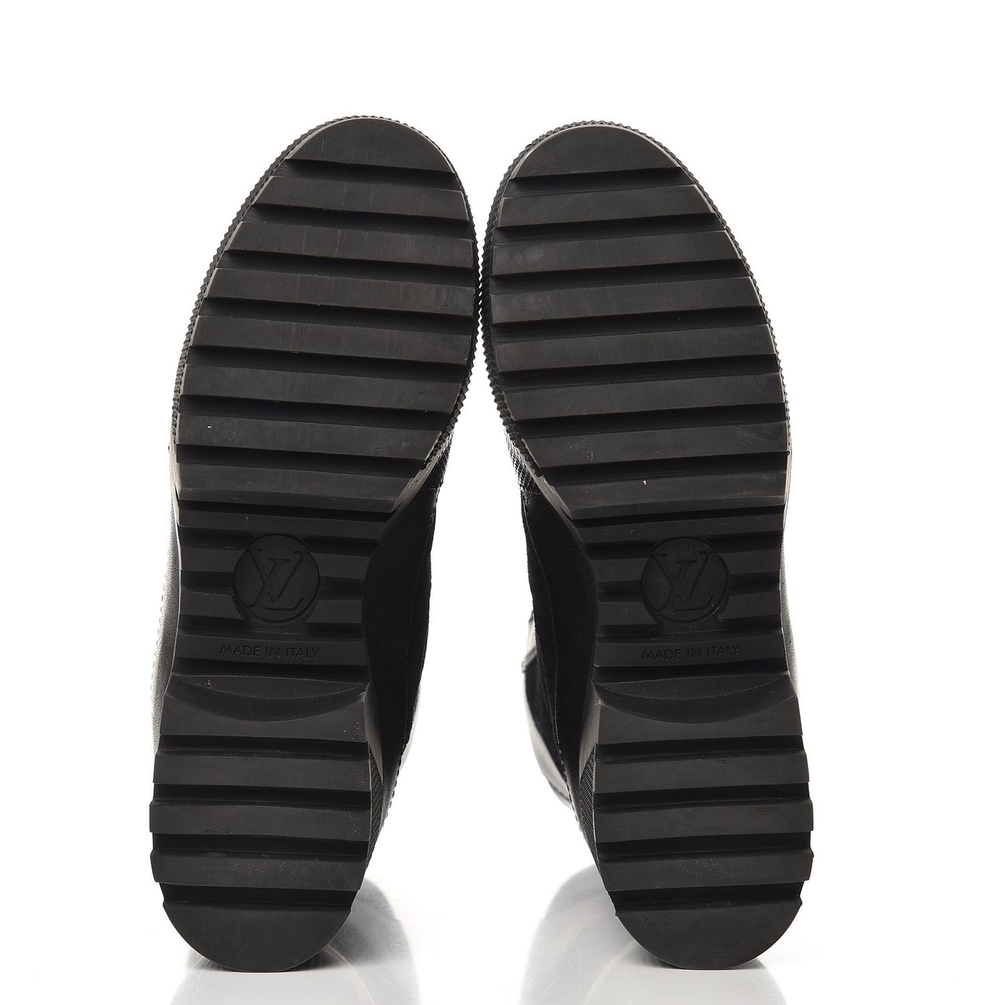 Suede Calfskin Laureate Platform Desert Boots 36 Black