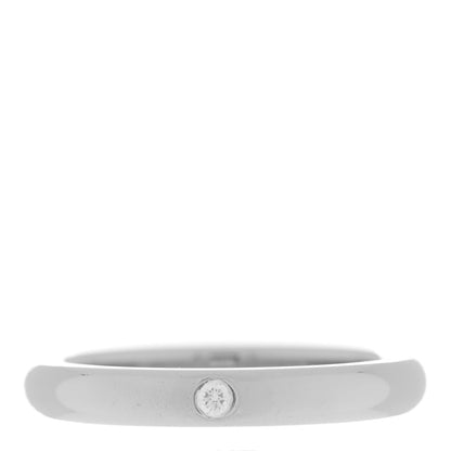 Tiffany Platinum Diamond Elsa Peretti Band Ring 49 5 1 of 4