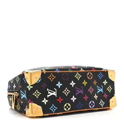 Louis Vuitton Monogram Multicolor Trouville Black 4 of 10