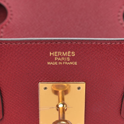 Hermes Epsom Birkin 30 Rubis 6 of 10