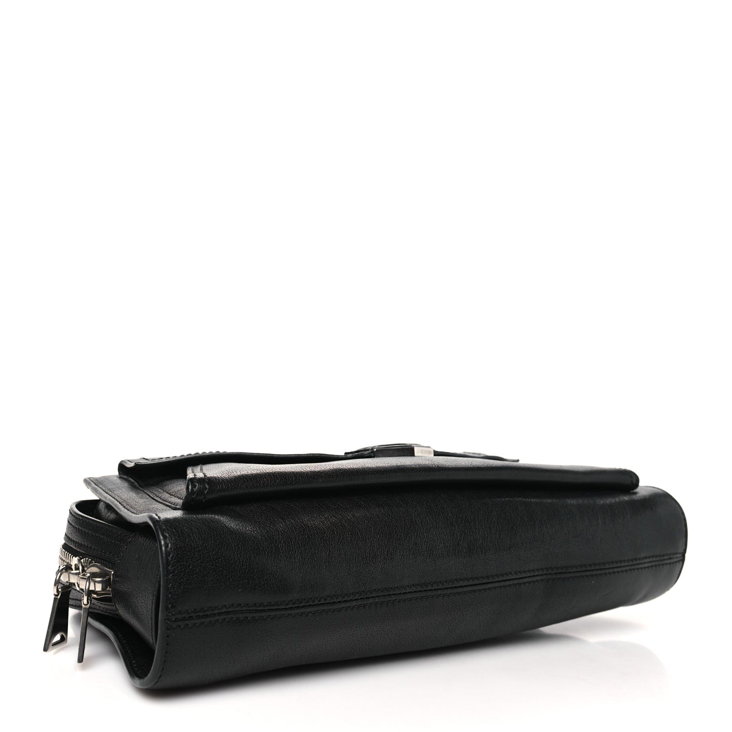 Calfskin PS13 Shoulder Bag Black