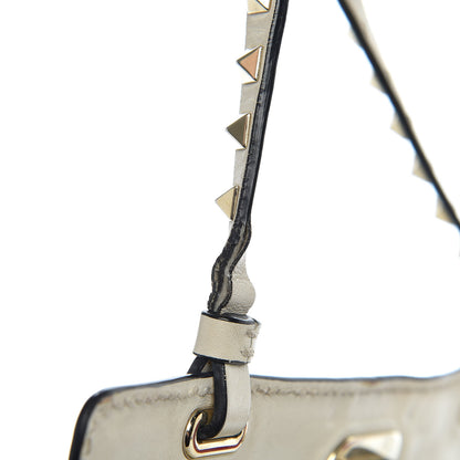 Valentino Garavani Vitello Small Rockstud Tote Ivory 22 of 35