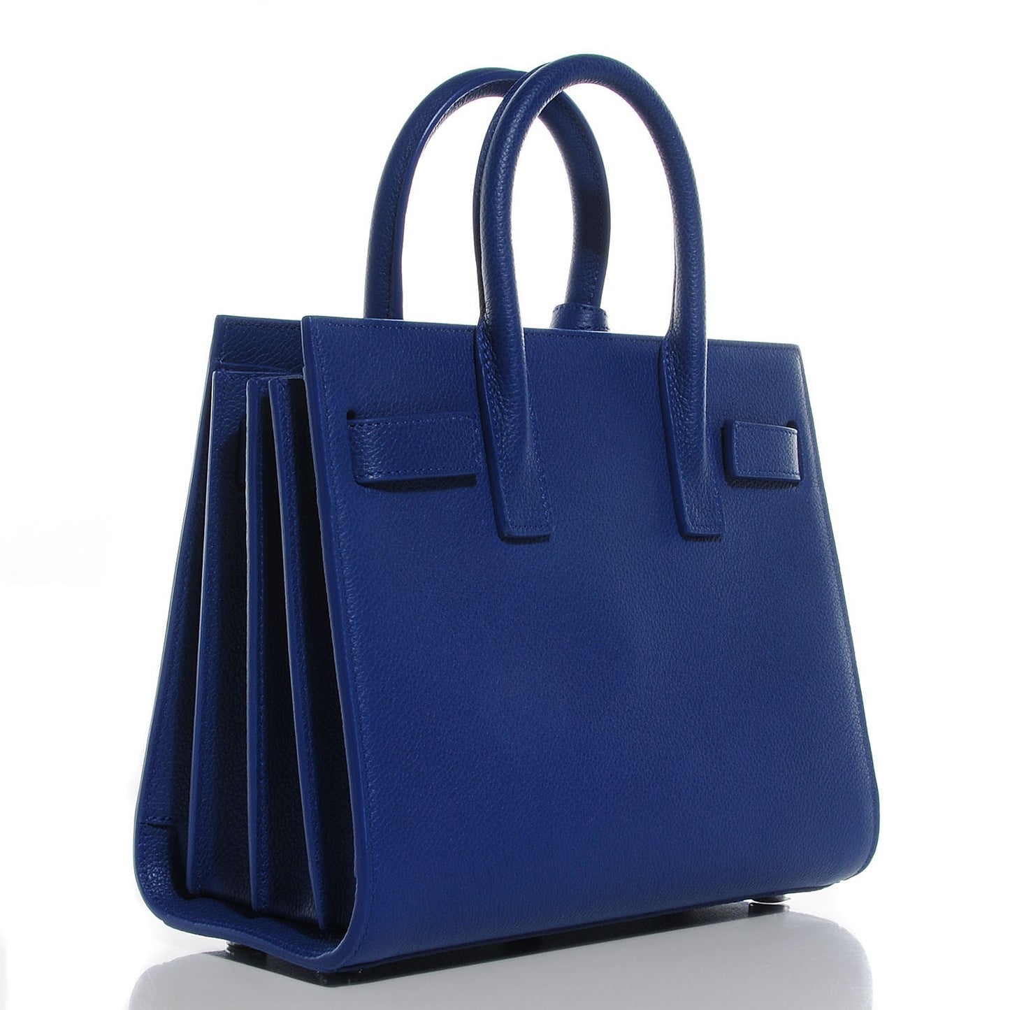 Grained Calfskin Nano Sac De Jour Royal Blue