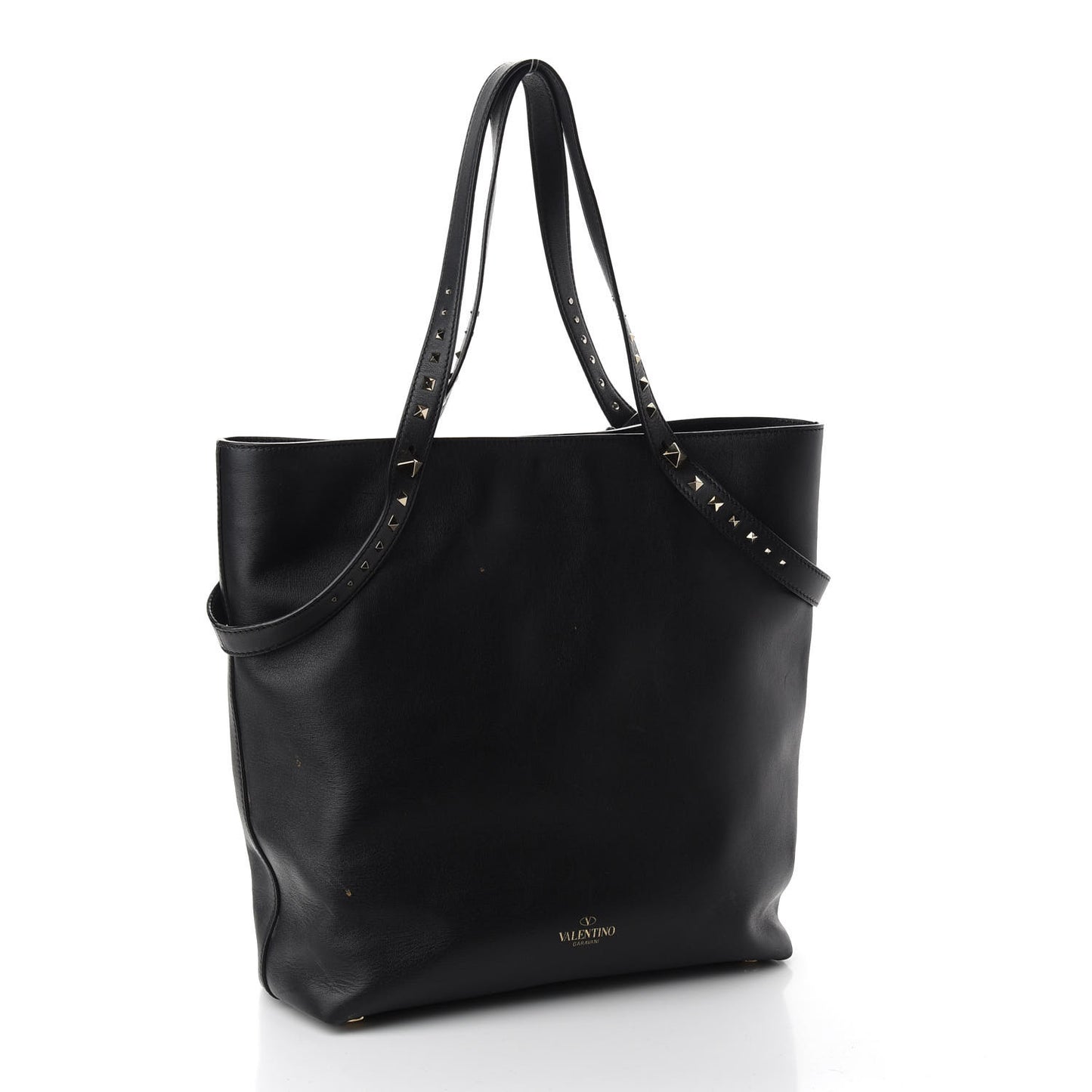 Vitello Lovestud Tote Black