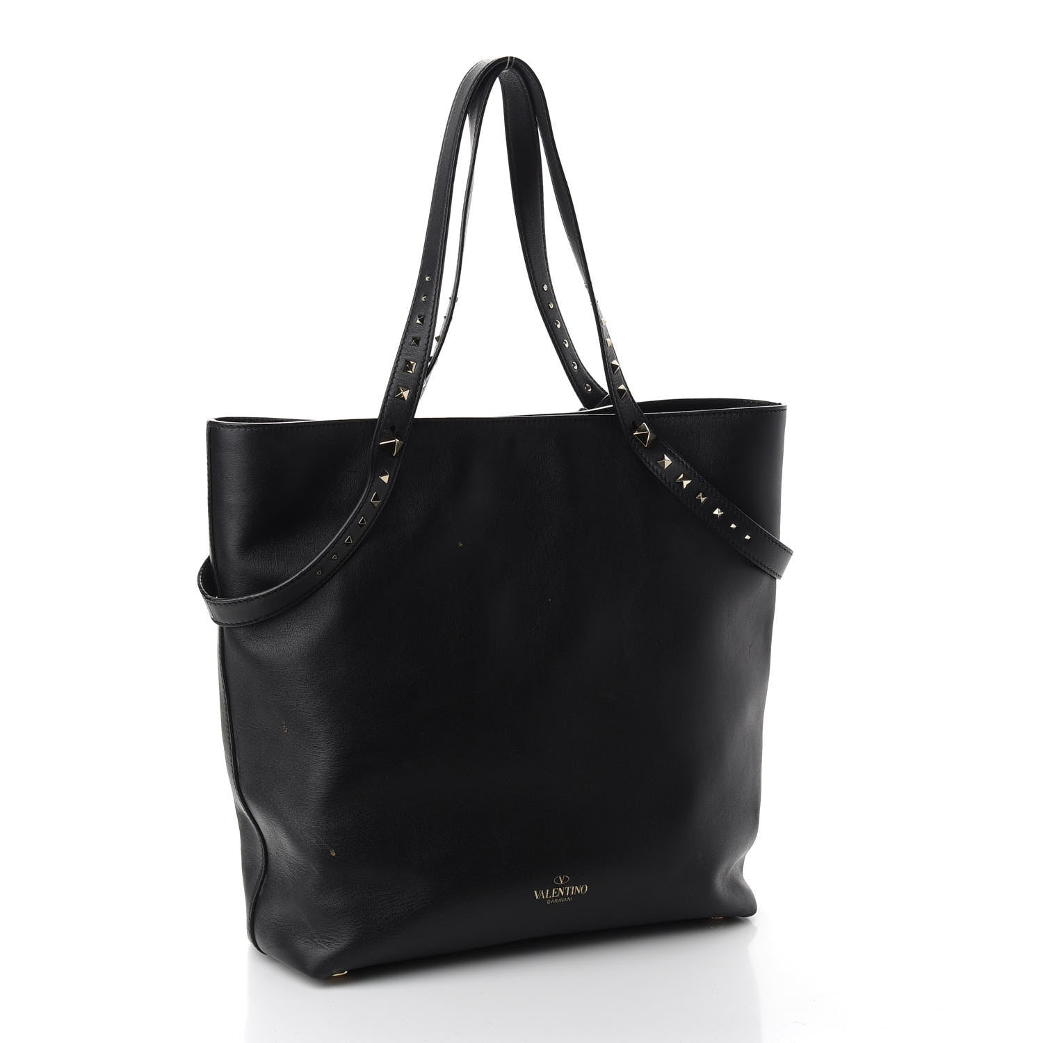 Valentino Garavani Vitello Lovestud Tote Black 3 of 9