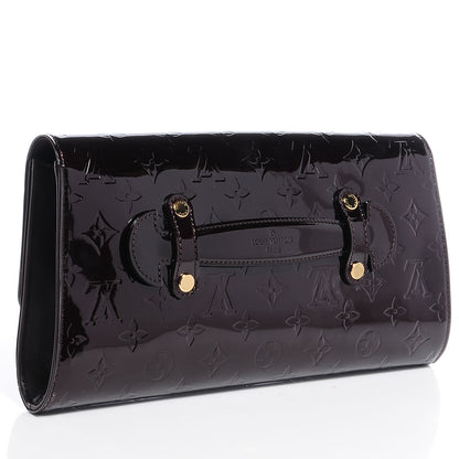 Louis Vuitton Vernis Robertson Clutch Amarante 3 of 9
