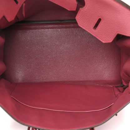 Hermes Taurillon Clemence Birkin 35 Bois de Rose 5 of 12