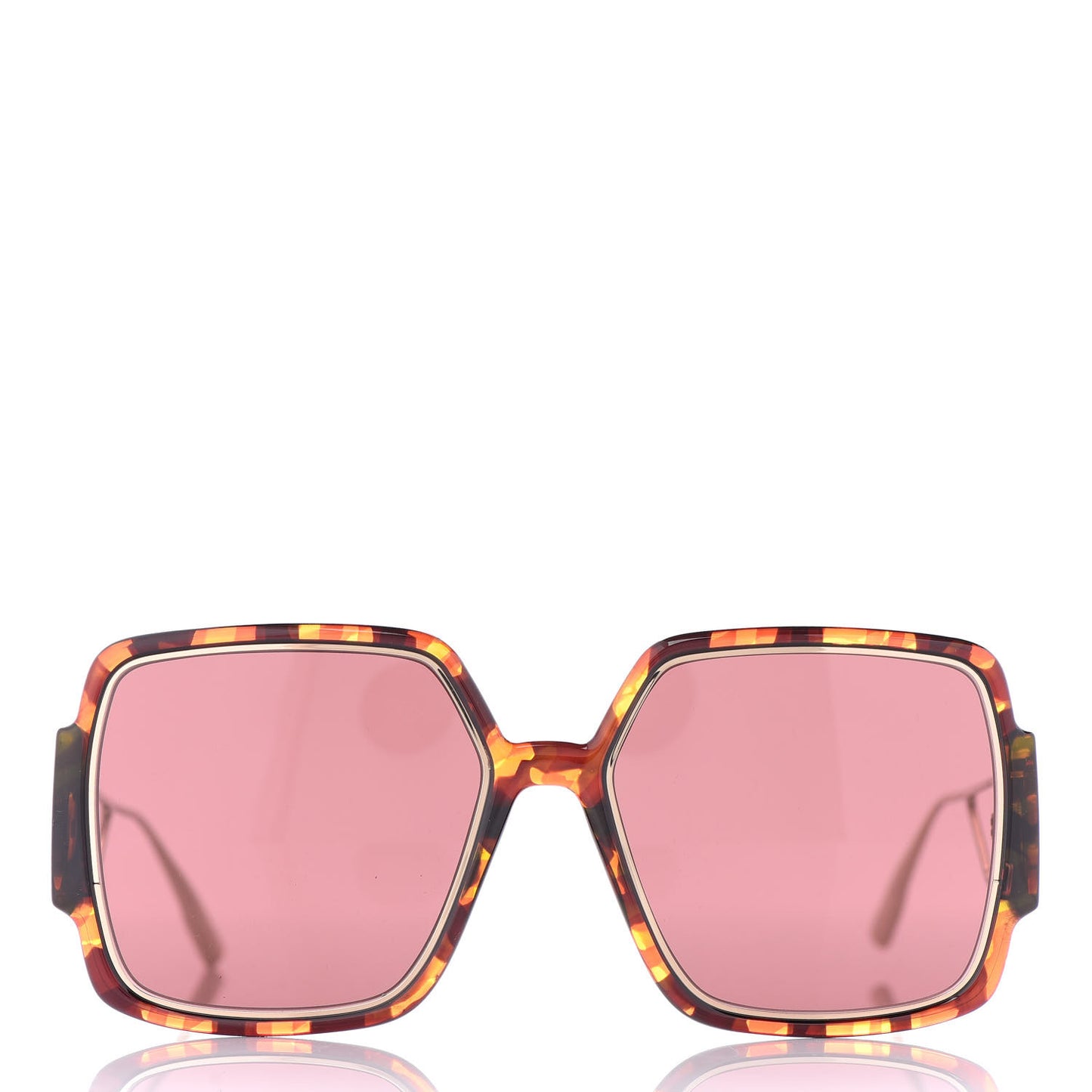 Acetate Square 30 Montaigne 2 Sunglasses Tortoise