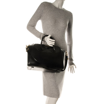 Givenchy Shiny Lord Calfskin Medium Antigona Black 2 of 7