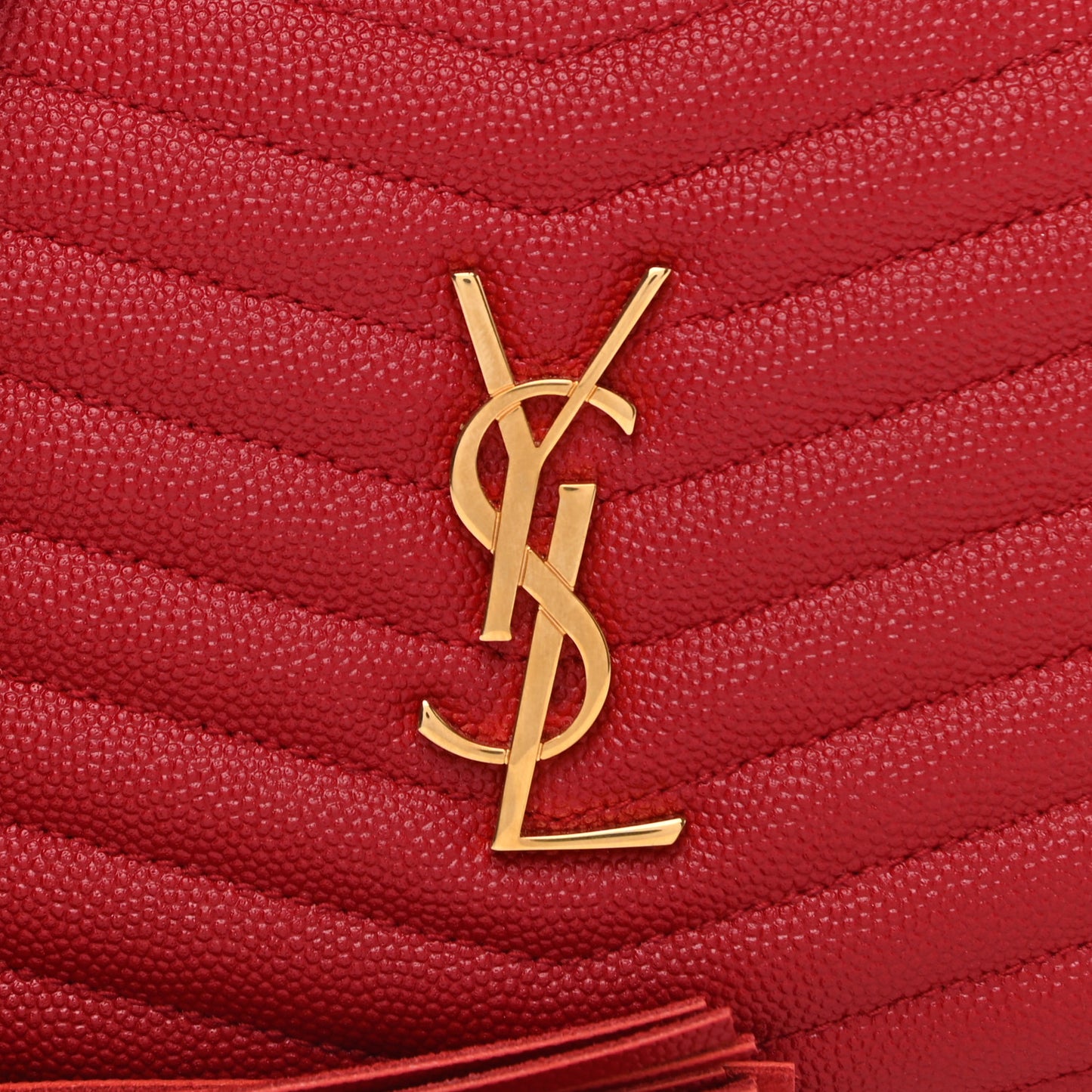 Grain De Poudre Matelasse Monogram Mini Lou Camera Bag Eros Red
