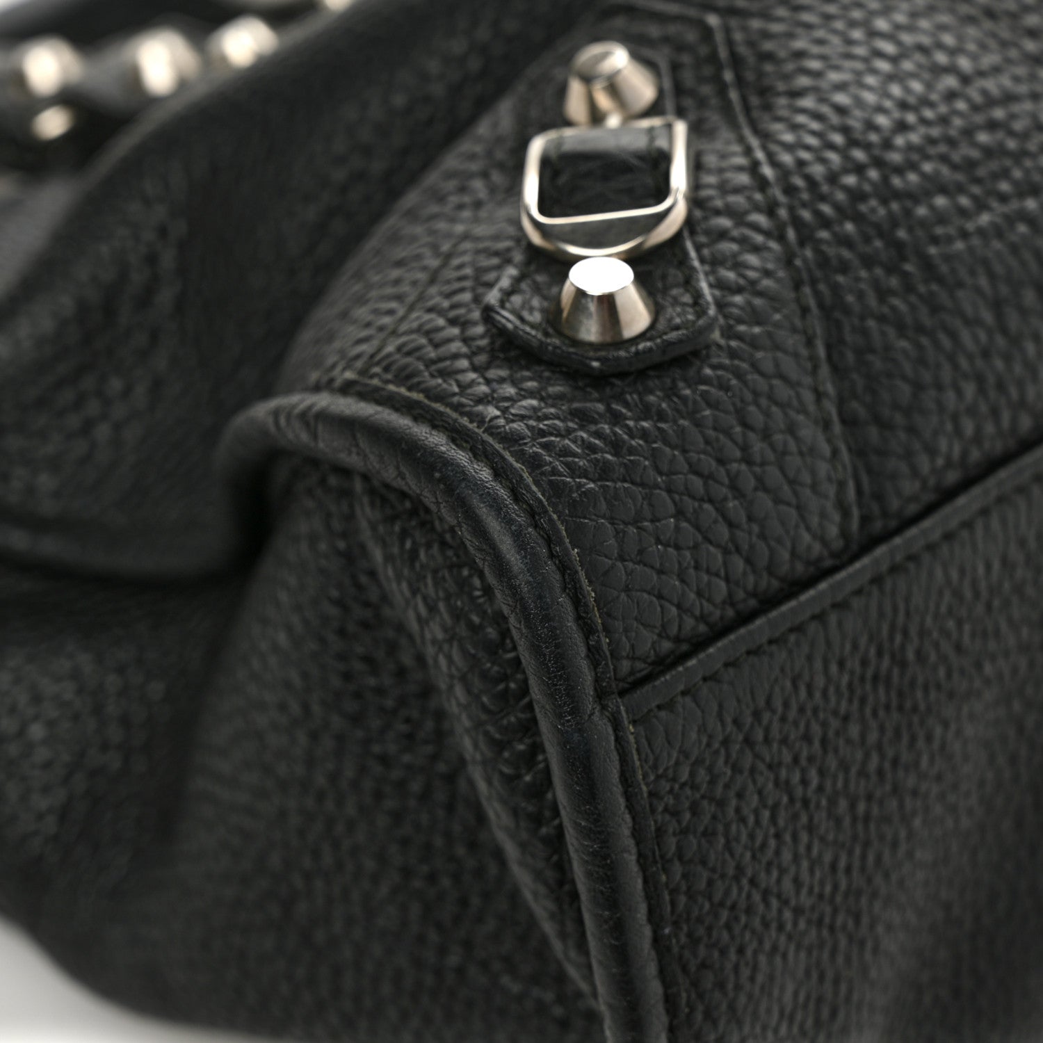 Balenciaga Vibrato Calfskin Classic Silver Hardware City Black 10 of 12