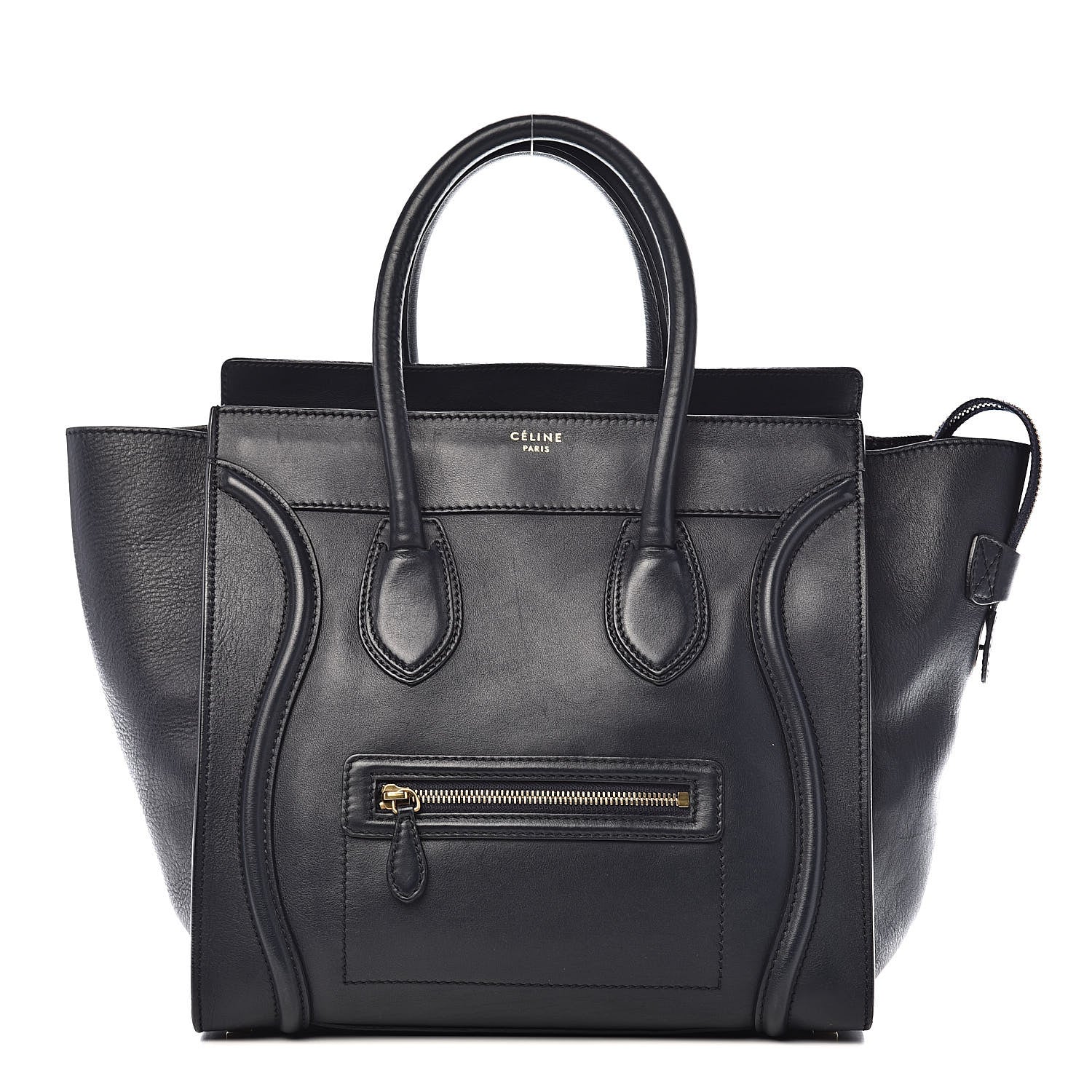 Celine Smooth Calfskin Mini Luggage Ink 1 of 16