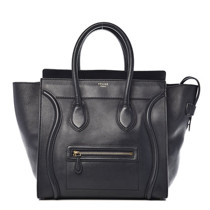 Celine Smooth Calfskin Mini Luggage Ink 1 of 16