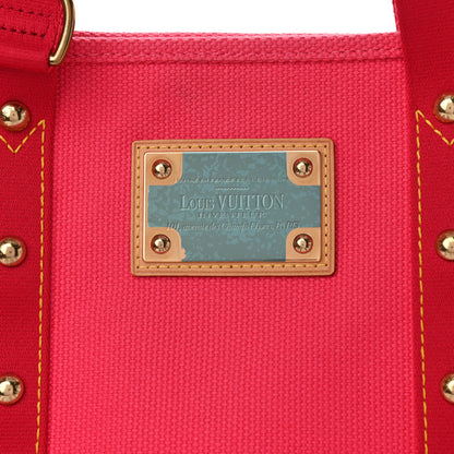 Louis Vuitton Toile Antigua Cabas MM Pink 7 of 9