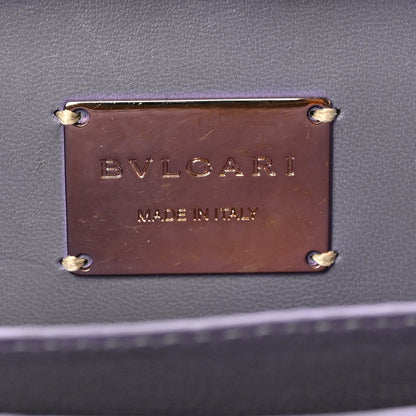 Bulgari Lizard Serpenti Hypnotic Jade Cocktail Clutch Gold 5 of 7