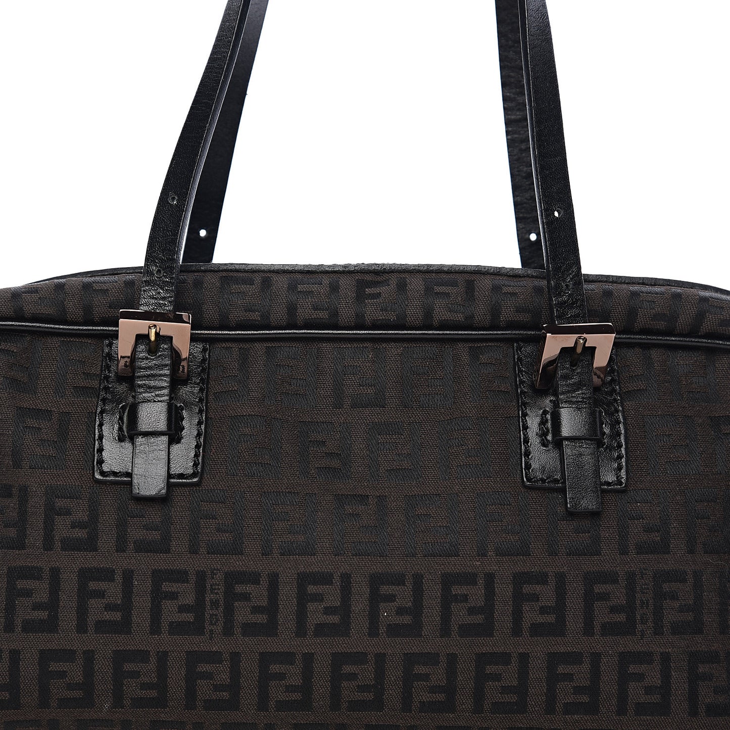 Zucchino Small Buckle Tote Brown
