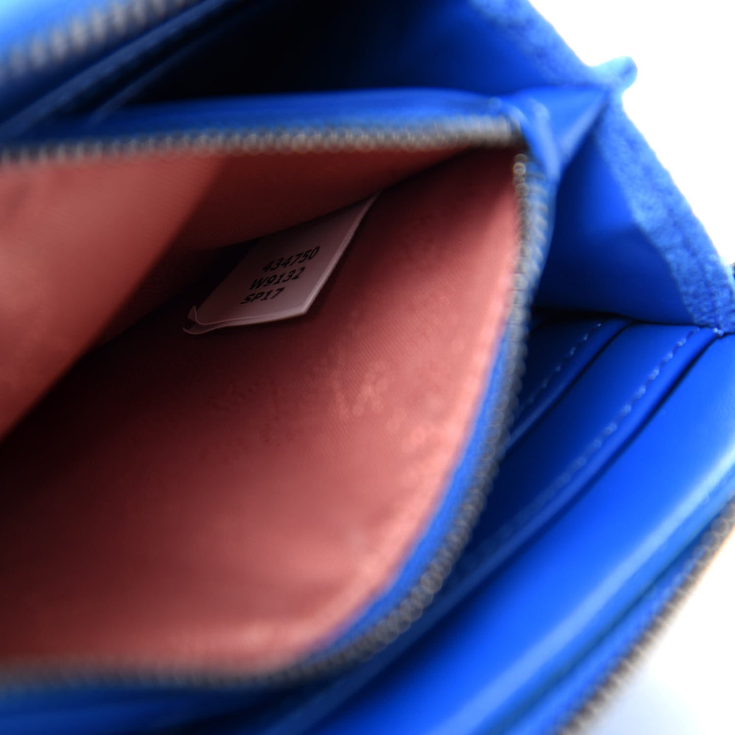 Shaggy Deer Falabella Zip Around Wallet Blue