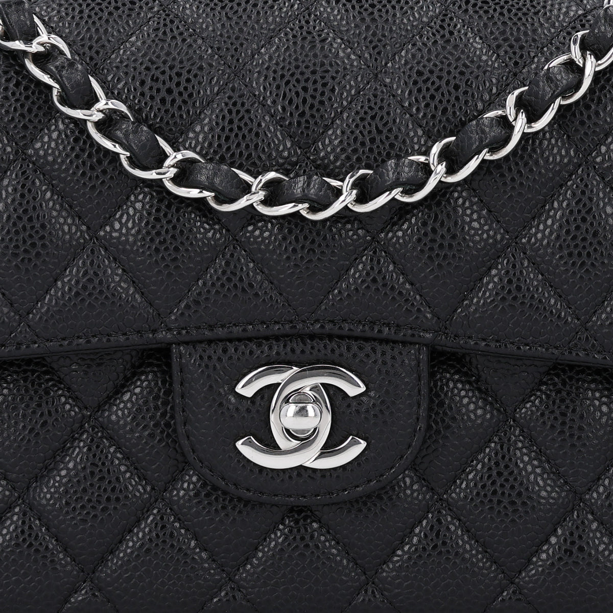 Chanel Caviar Quilted Small Double Flap Black 8 of 11