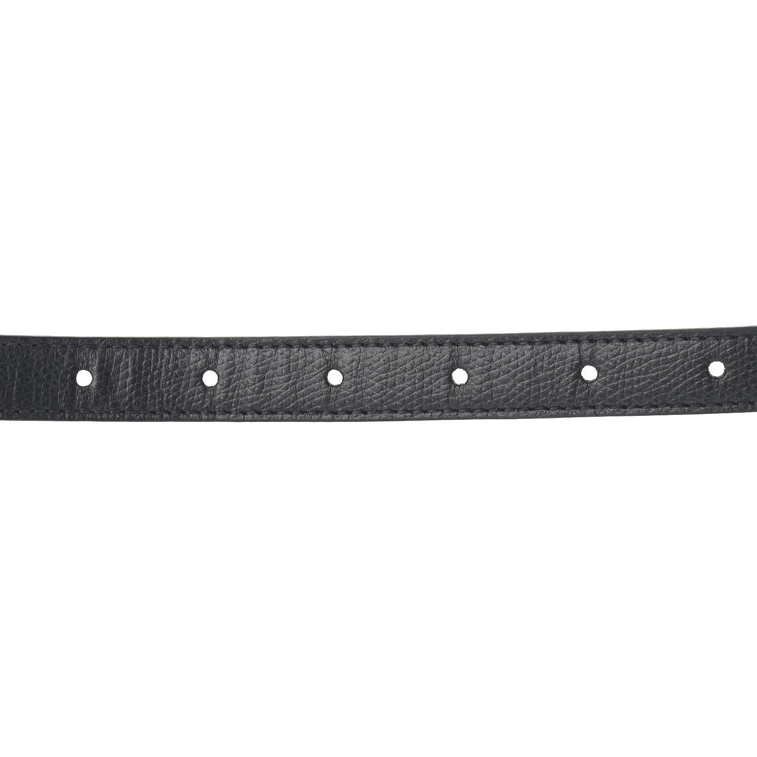 Christian Dior Grained Calfskin Saddle Belt Bag Black 11 of 13