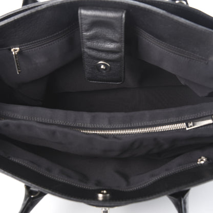 Chanel Calfskin Cerf Executive Shopper Tote Black 5 of 11
