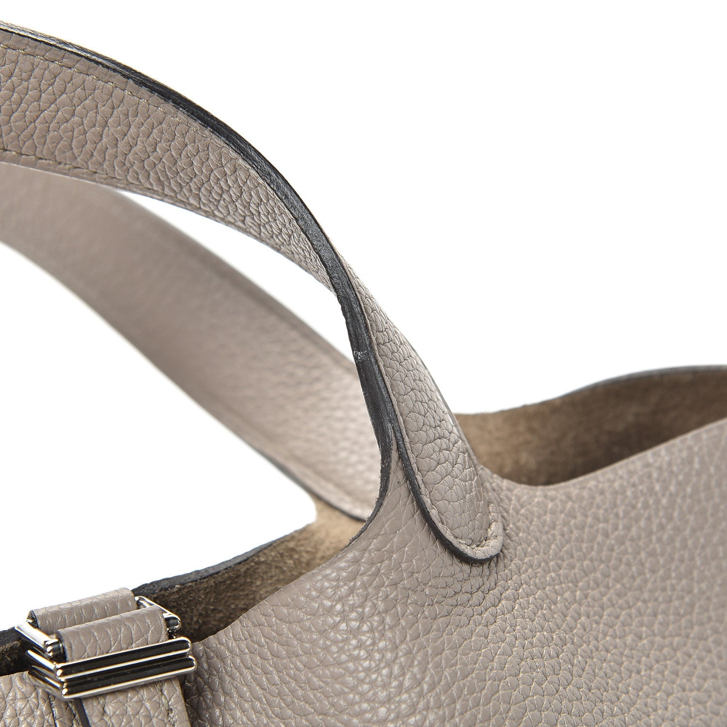 Hermes Taurillon Maurice Picotin Lock 18 PM Gris Asphalte 10 of 12