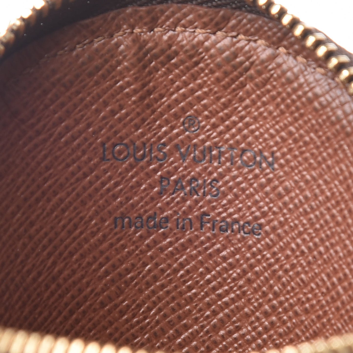 Monogram Round Coin Purse