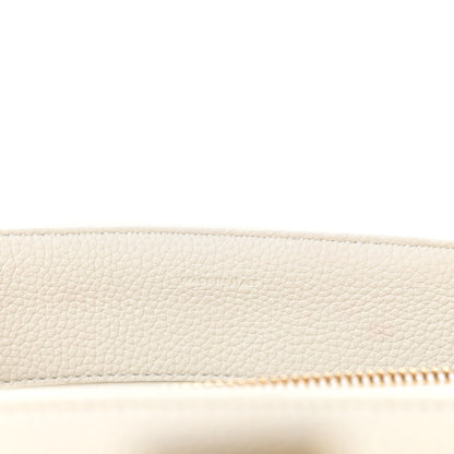 Celine Grained Calfskin Small 16 Top Handle Bag White 9 of 13
