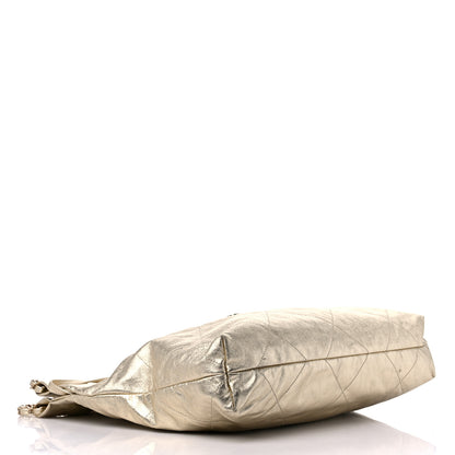 Chanel Metallic Calfskin Quilted Chanel 22 Golden 5 of 13