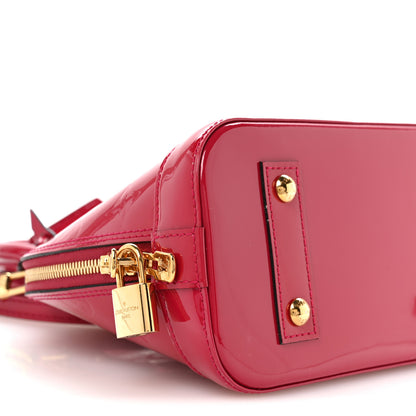 Louis Vuitton Vernis Alma BB Magenta 7 of 8